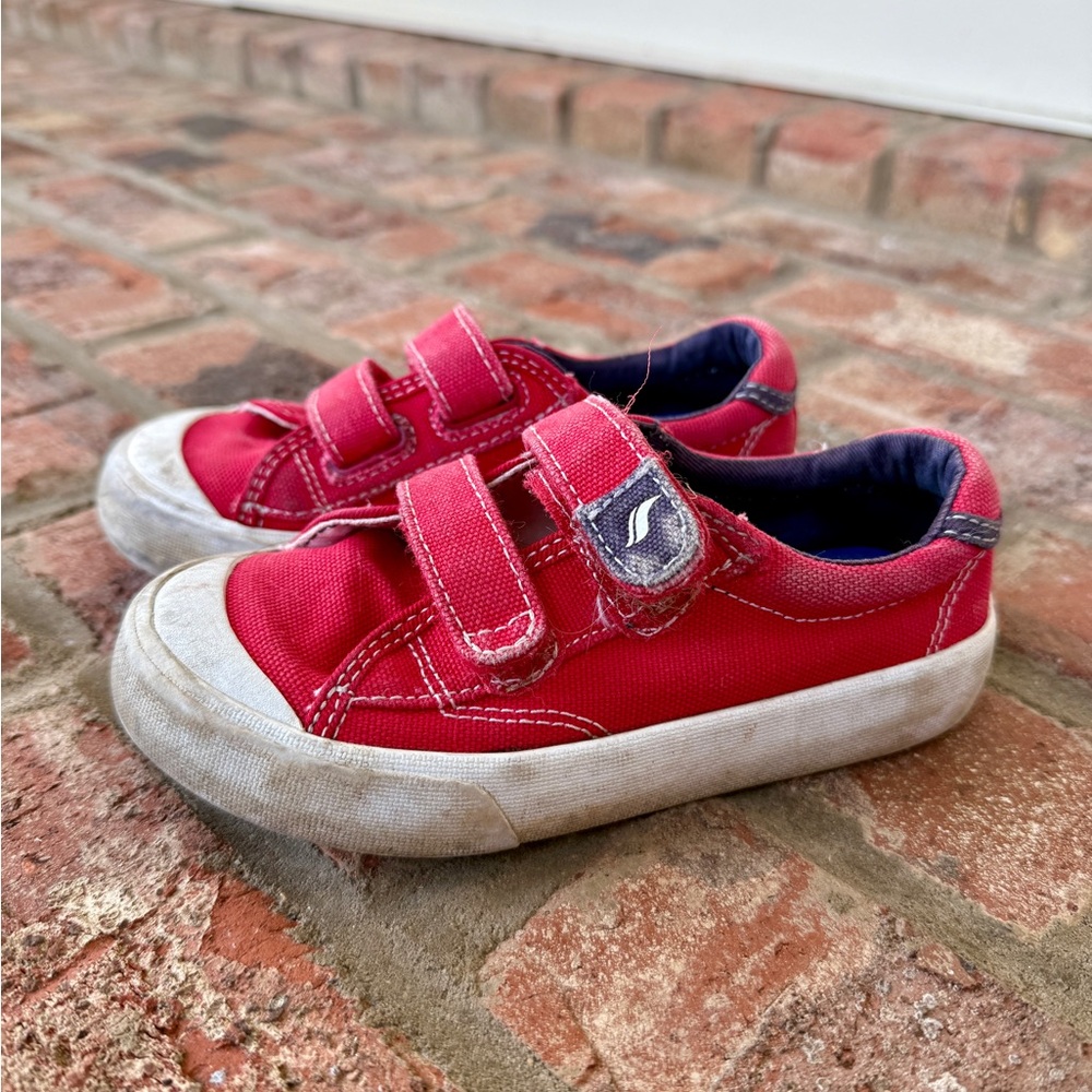 Keds Kids Red Velcro Sneakers